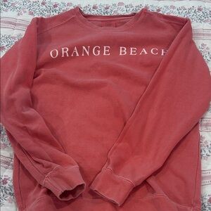 Comfort Colors Red Crew Neck Sweater